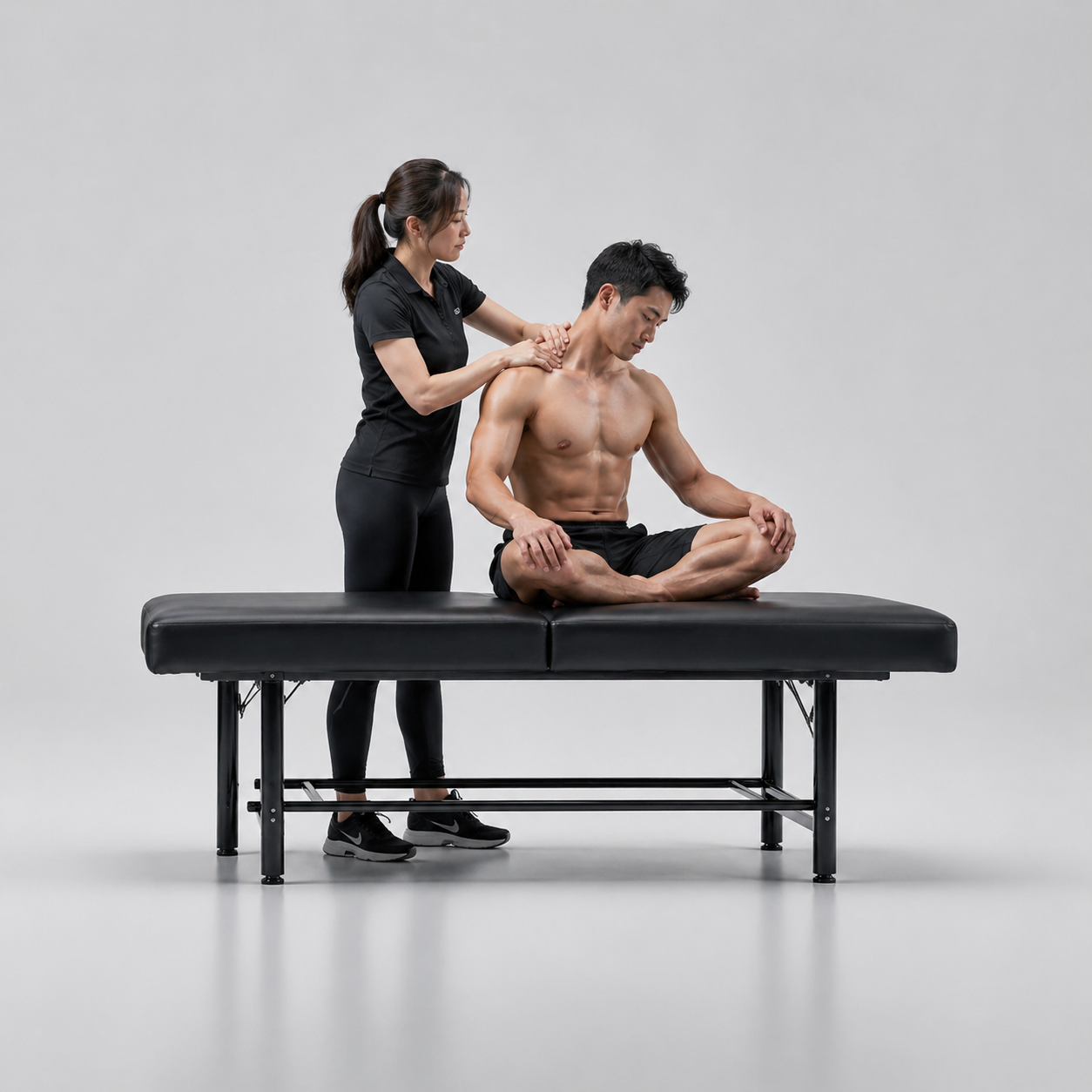 筋膜リリースの施術イメージ